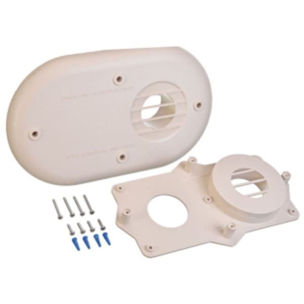 2", Vent Termination with (1) 4" x 4" Aqua PROTECH Preprinted Label for Water Heater