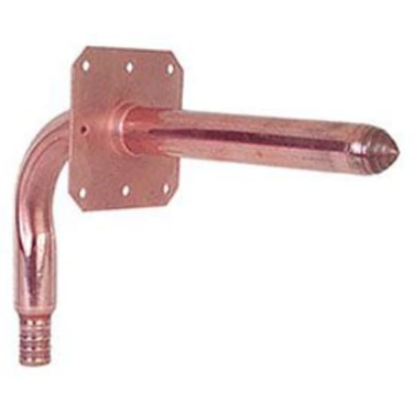 3/4" x 4" x 8" F1870 - Stub Out Elbow with Nail Flange