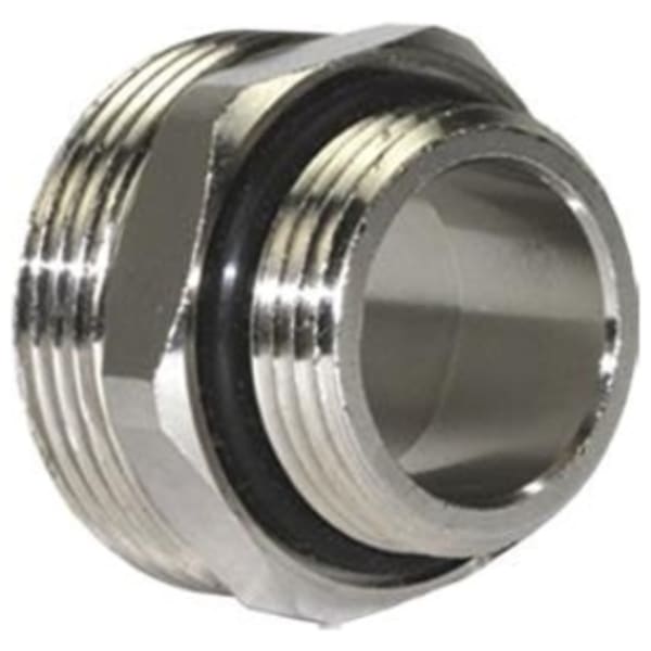 1-1/4" x 1", MPT x MPT, 160 PSI, Nickel Plated, Brass, Expansion, Reducing, Nipple