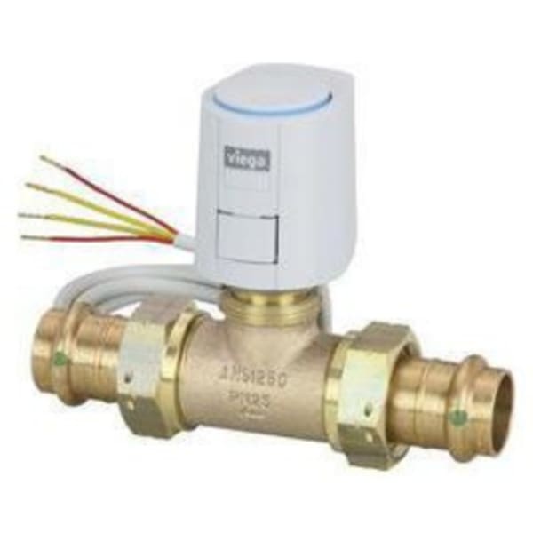 3/4" x 3/4", ProPress x ProPress, 24 V, 300 mA, 1 W, 50 PSI, Low Zinc Bronze Alloy, Zone Valve