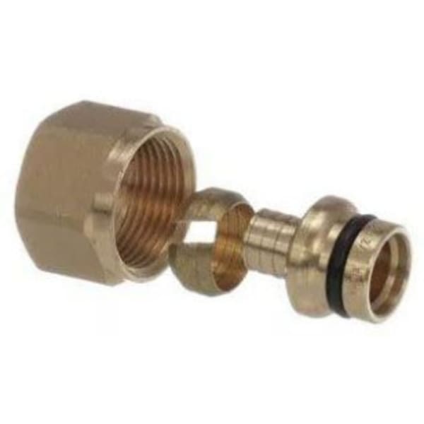 5/8" x 5/8", Compression x SVC, Bronze, Straight, Adapter