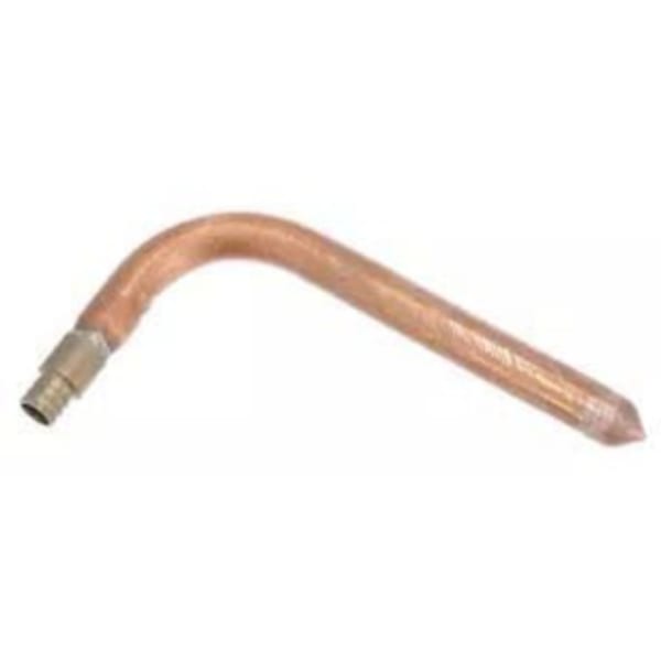 1/2" x 1/2", PureFlow Crimp x FTG, Lead-Free, Copper, 90D, Street Stubout