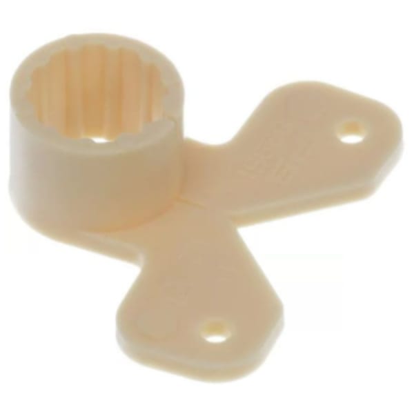 1", Plastic, 1-Piece, 1-Hole, J, Tubing Clamp