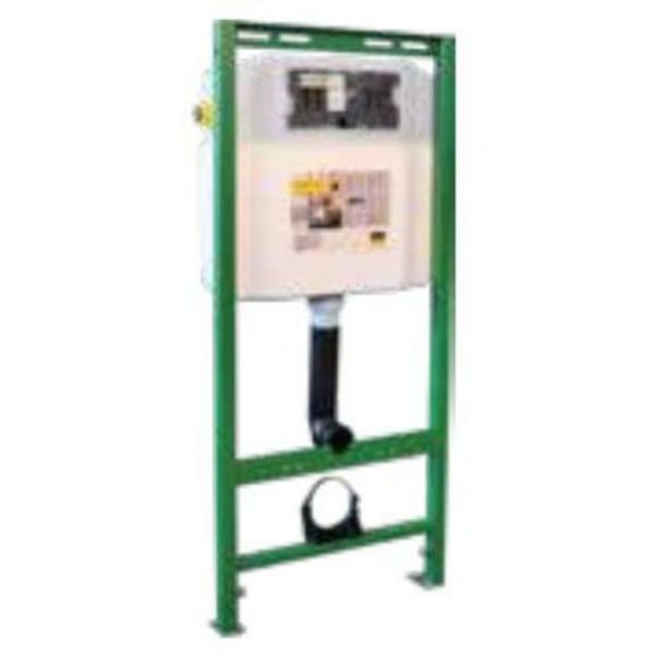 1/2", NPT, 44-1/2" Vertical, 19-1/4" Horizontal, 0.8 GPM Semi/1.6 GPM Full, Floor Mount, Dual Flush, Water Closet Carrier