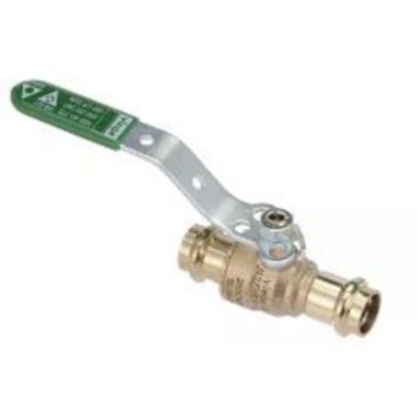 1/2" x 1/2", ProPress x ProPress, 250 PSI CWP, Lead-Free, Bronze Body, EPDM Seal, Full Port, 2-Piece, Ball Valve