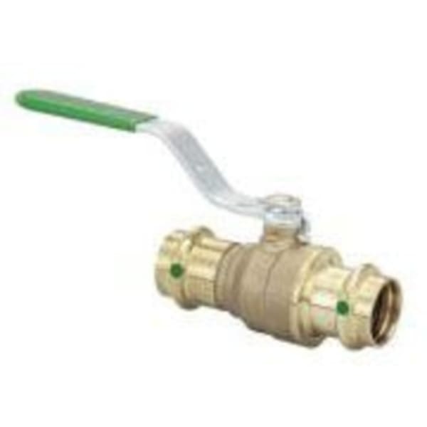 2" x 2", ProPress x ProPress, Lead-Free, 316 Stainless Steel Ball, C87700 Bronze Body, Zinc Plated Steel Handle, C69300 EcoBrass Stem, Reinforced PTFE Seat, EPDM Seal, Full Port, 2-Piece, Ball Valve