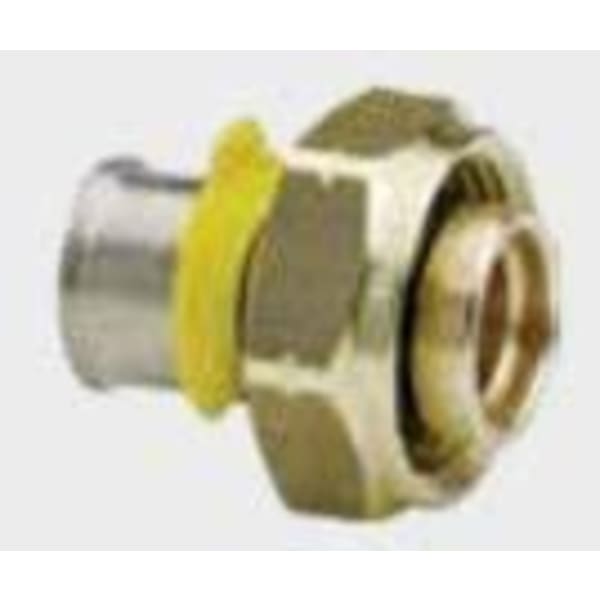 3/8" x 3/8", Press x SVC, Bronze, Straight, Adapter