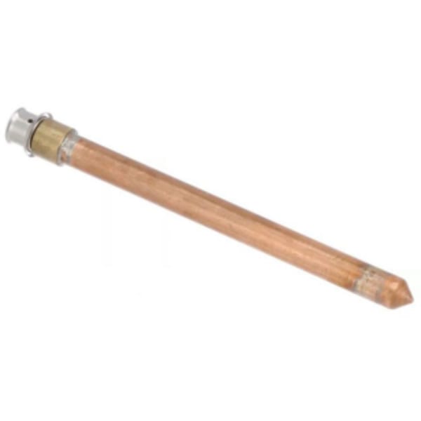 1/2" x 1/2", PEX Press x FTG, 8" L, 100/160 PSI, Lead-Free, Brazed Copper, Street Stubout