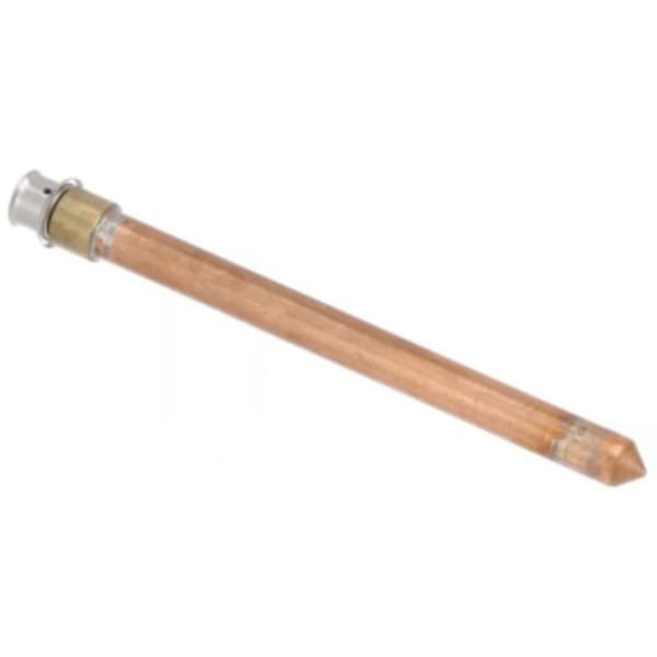 1/2" x 1/2", PEX Press x FTG, 15" L, 100/160 PSI, Lead-Free, Brazed Copper, Street Stubout