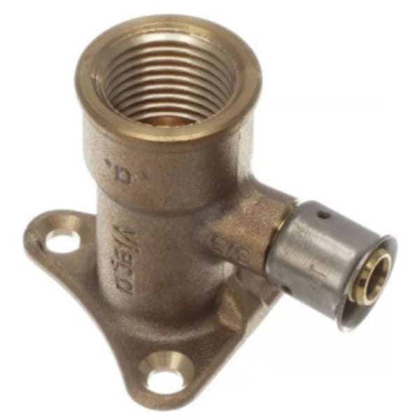 1/2" x 1/2" - (P-FPT) - 90 Deg Drop Ear Elbow, PureFlow® Press