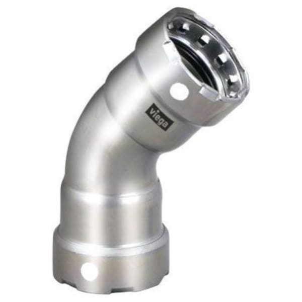 1/2" x 1/2" - (P-P) - 45 Deg Elbow, MegaPress® 304 FKM