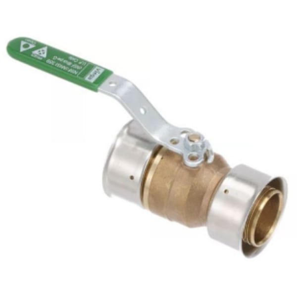 1-1/2" PEX Ball Valve (Press)  - PureFlow® Press (Brass)