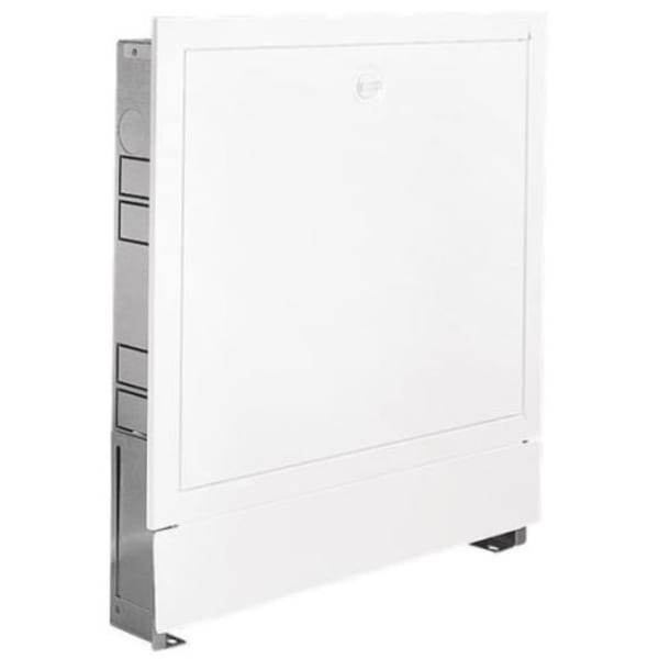 Epoxy Powder Coated Galvanized Steel, Adjustable, Cabinet for Enclosing Stainless Manifold in a Recessed Wall