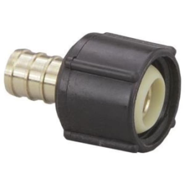 3/8" x 1/2", PureFlow Crimp x Lav, 160 PSI, Lead-Free, Brass, Reducing, Adapter