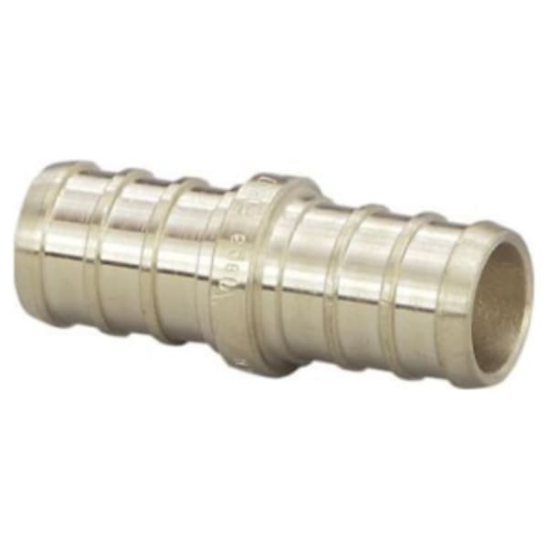 1" PEX Coupling (Crimp(F1807))  - PureFlow® Crimp (Brass)