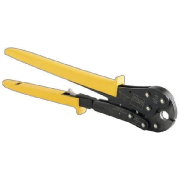 1" Capacity, Orange Handle, Ratcheting, Hand Tool