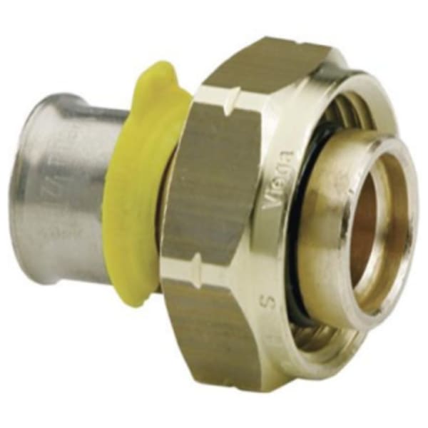 5/16" x 5/16", PureFlow Press x SVC, 160 PSI, Bronze, Straight, Adapter