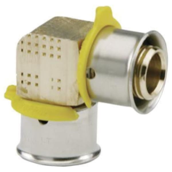 1" PEX 90° Elbow (Press)  - PureFlow® Press (Brass)