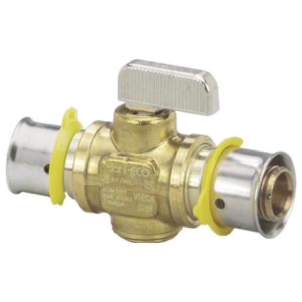 3/4" PEX Ball Valve (Press)  - PureFlow® Press (Brass)