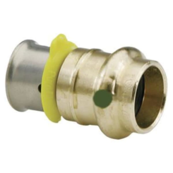 1-1/4" x 1-1/4", PureFlow Press x PureFlow Press, 160 PSI, Lead-Free, Bronze, EPDM Sealing Element, Transition, Straight, Coupling
