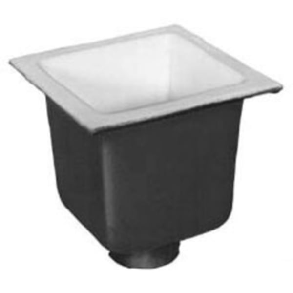 4-inch No-Hub Floor Sink Body with 10-inch Sump Depth