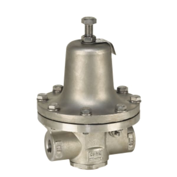 3/4" SS Process Steam Pressure Regulator, Reduced Pressure Range of 10 to 50 psi