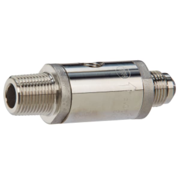 3/8" Dual Check Valve Backflow Preventer, Atmospheric Vent, Less Strainer, SAE Male Flare Outlet Connection