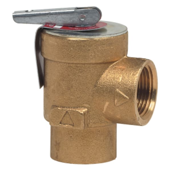 3/4" Iron Hot Water Heating System Pressure Relief Valve, 30 psi