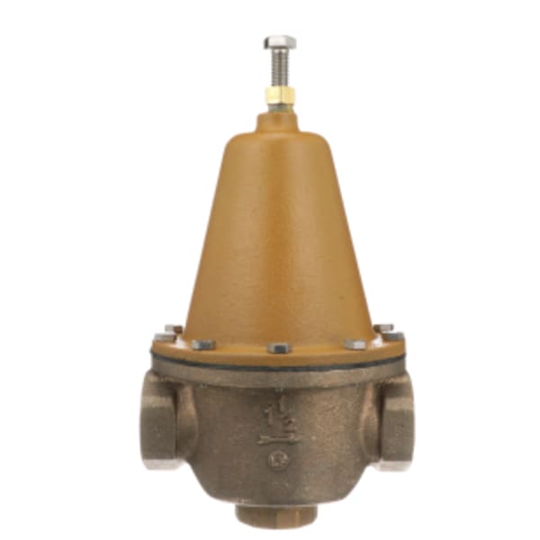 1 1/2" Lead Free Brass High Capacity Water Pressure Reducing Valve, FNPT"let and Outlet