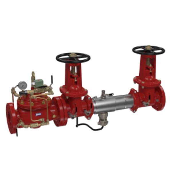 8" SS Reduced Pressure Zone Assembly Backflow Preventer, OSY Shutoffs, with SentryPlus Alert Flood Prevention System and Automatic Shutoff ACV