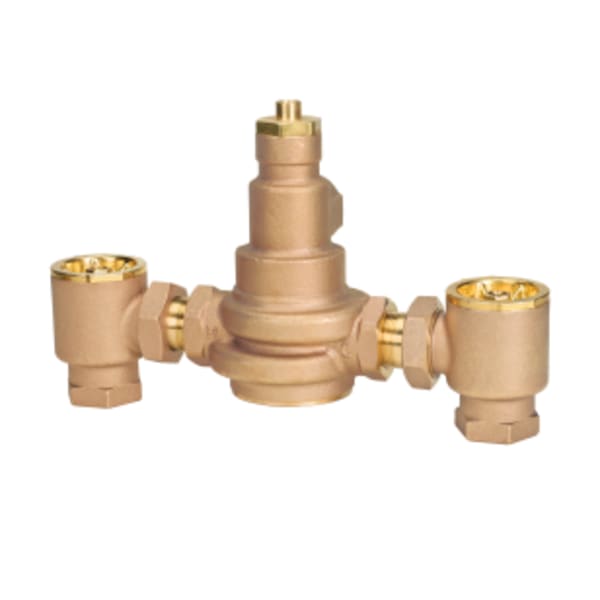 2" Lead Free Master Tempering Valve With Checkstops, Paraffin Based Thermostat