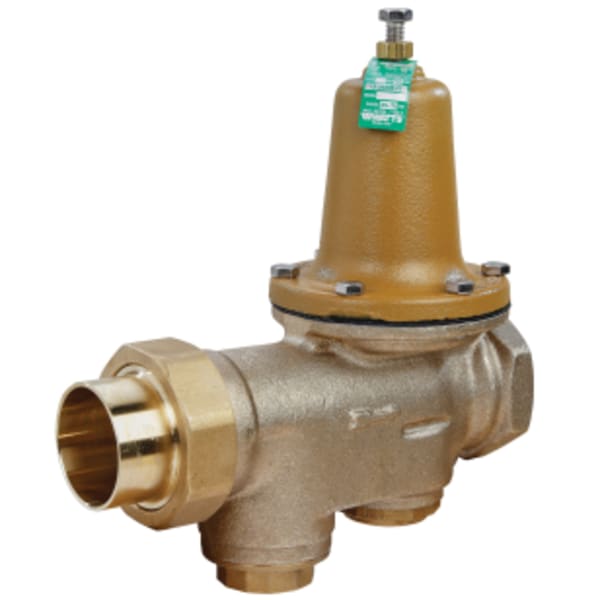 2" Lead Free Water Pressure Reducing Valve, Solder x NPT Female, SS Seat, High Range 75-125 psi