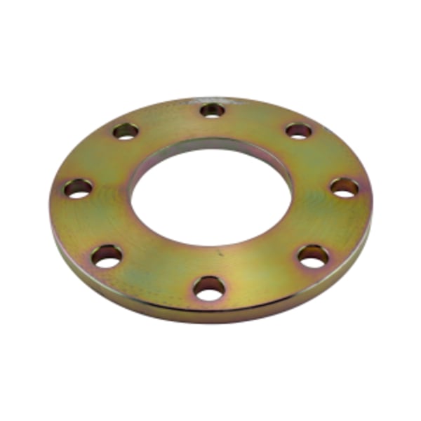 8" Make Up Flange, Modified Class D, Zinc Plated Carbon Steel, 1/2" Thickness, Un-Slotted