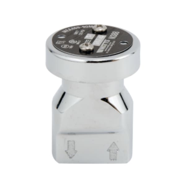 1/4" Lead Free Atmospheric Vacuum Breaker Backflow Preventer, Bottom"let And Outlet, Polished Chrome Finish