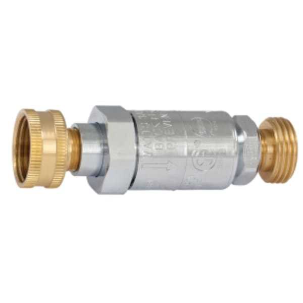 3/4" Lead Free Dual Check Valve Backflow Preventer, Hose Connection