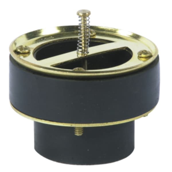 Backwater Valve, Light Commercial, Bronze, For 2" Pipe Size, Neoprene Seal and Float, SS Light Tension Spring