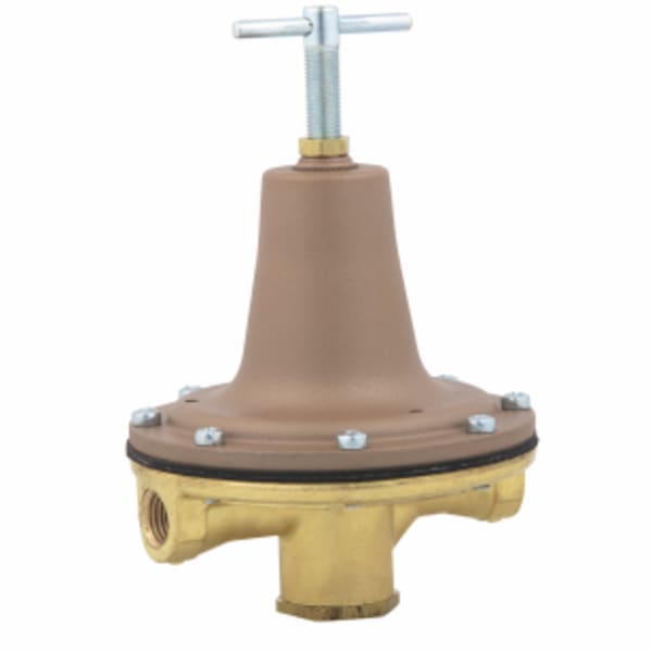 1/4" Lead Free Precision Low Pressure Regulator, Set At 15 psi