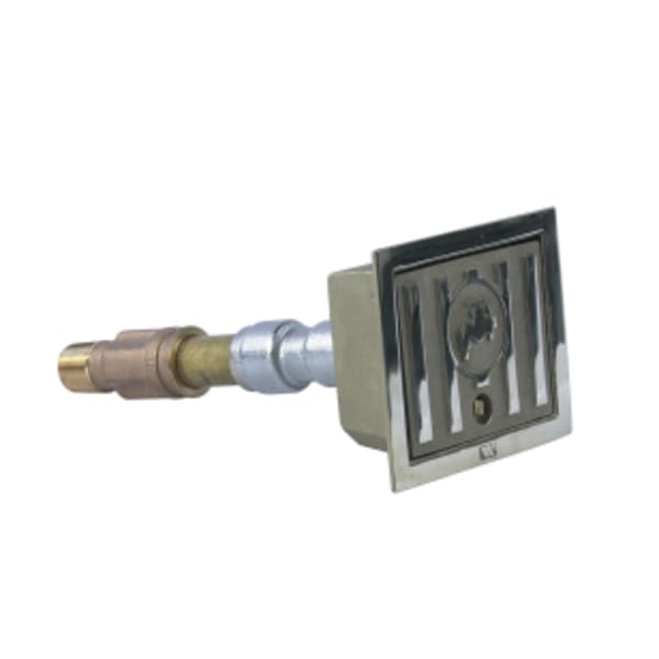 Wall Hydrant Box with Door, Stainless Steel