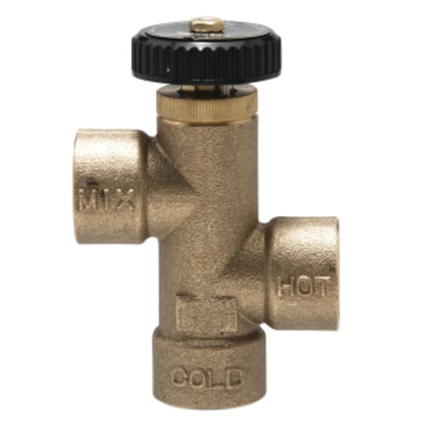 3/4" Lead Free Low Temperature Hot Water Extender Mixing Valve with Threaded Connections