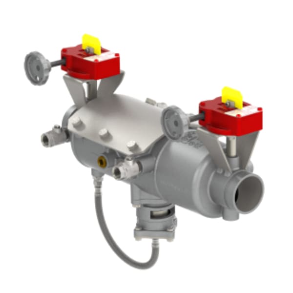 2 1/2" SS Reduced Pressure Zone Backflow Preventer Assembly, Magnum,"tegral Butterfly Valves, Grooved End Conn, Dual-Action Check Modules