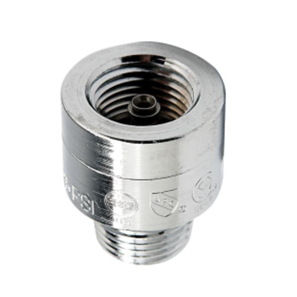 1/2" Brass Hose Connection Vacuum Breaker Backflow Preventer, For Tub And Shower Hand Spray Set, Polished Chrome Finish
