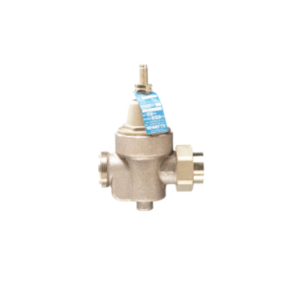 Pacific Plumbing Supply Company  1/2 Lead Free Water Pressure Reducing  Valve, NPT Thread Union x NPT Female, Adjust 25-75 psi, Max Work 400 psi