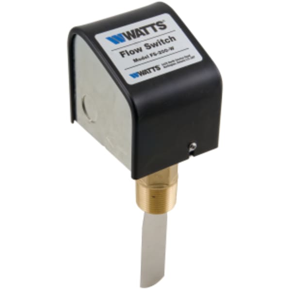 General Purpose Flow Switch, NEMA 1, Two 7/8" Electrical Knock-Outs, For 1/2" Conduit, 1" NPT Connection