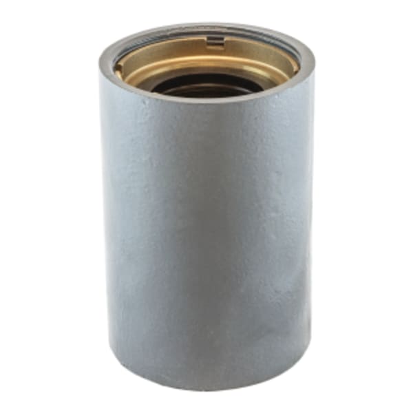 Backwater Valve, 4" No Hub Connections, Epoxy Coated Cast Iron, Ball Float, Removable Bronze Ring, Neoprene Seat