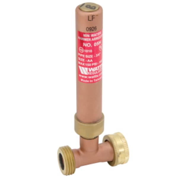 3/4" Lead Free Mini Water Hammer Arrestor With Hose Fittings