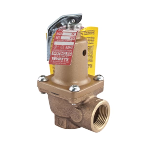 3/4" Lead Free Boiler Pressure Relief Valve, 60 psi, Threaded Female Connections