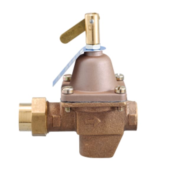 1/2" Bronze High Capacity Water Feed Regulator With Union Threaded"let Connection