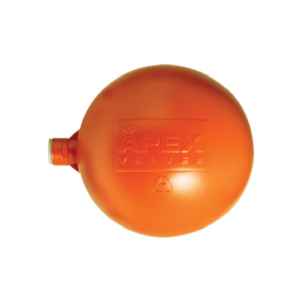 4" Orange Round Float