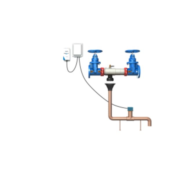 SentryPlus Alert Flood Detection System with Control Box, Cellular Gateway, Flood Sensor, 2" Tee and 6 FT of 4-Conductor Electrical Cable