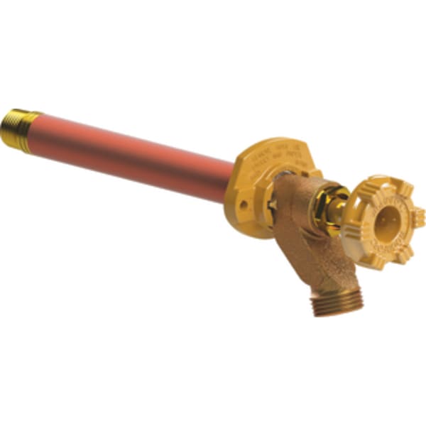 Model 14 - Freezeless Hydrants MIP/Sweat, 1/2" Connection, Wall Depth - 4", Metal Handle